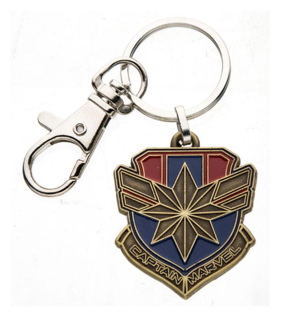 Captain Marvel Logo Metall Schlüsselanhänger
