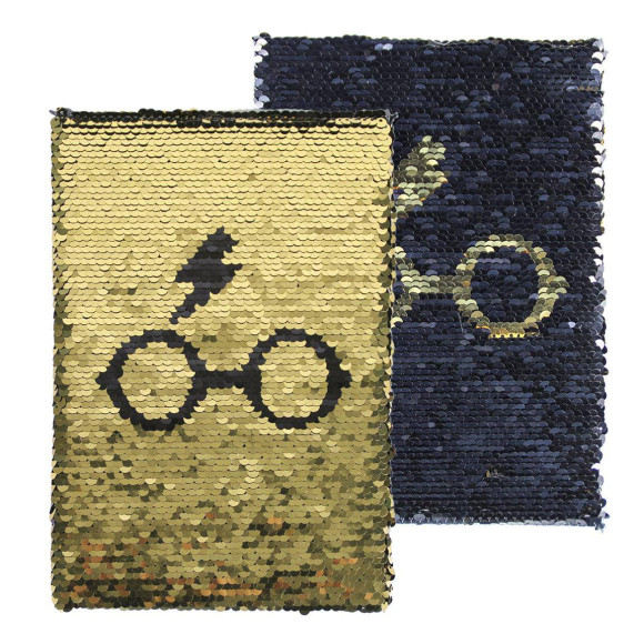 Harry Potter Pailletten Notizbuch A5 Harry