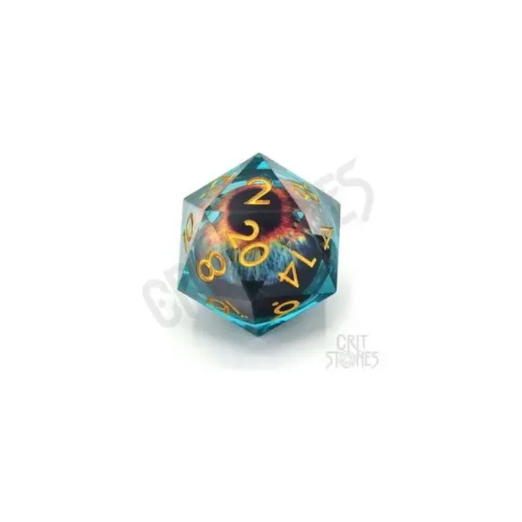 CritStones Liquid Core Würfel D20 Eye of the Oracle 3 cm