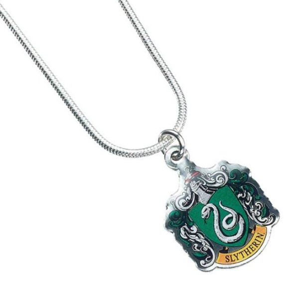 Harry Potter Halskette & Anhänger Slytherin (versilbert)