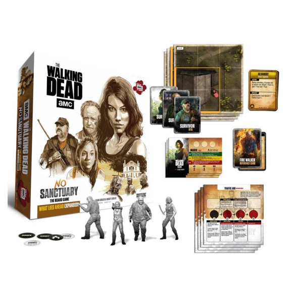 Walking Dead Brettspiel-Erweiterung No Sanctuary: What Lies Ahead