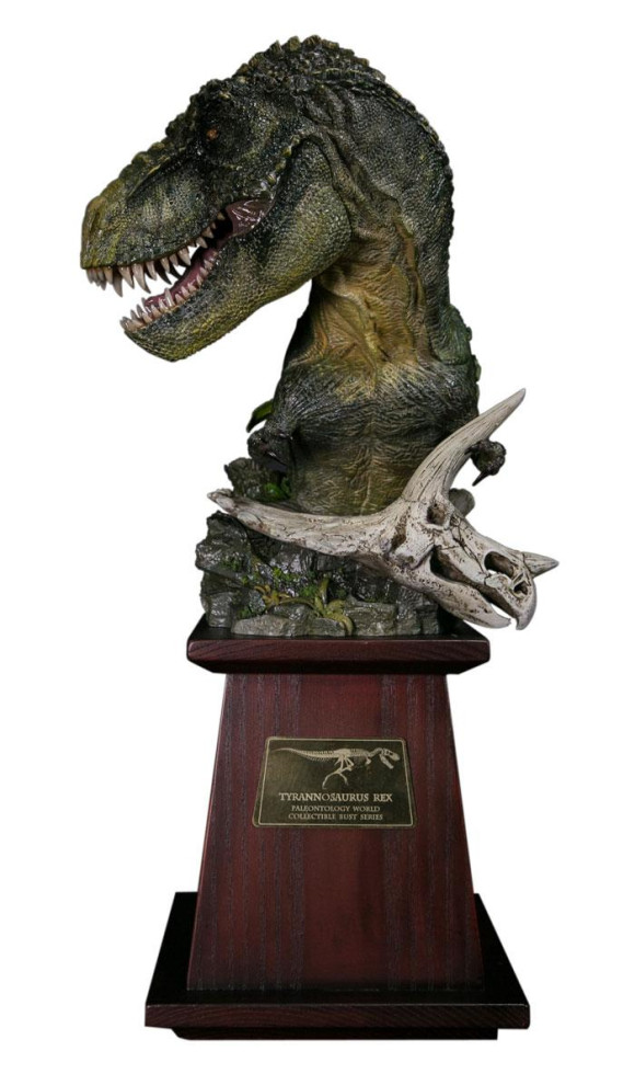 Paleontology World Museum Collection Series Büste Tyrannosaurus Rex Green Ver. 40 cm