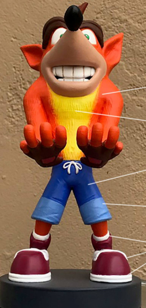 Crash Bandicoot Cable Guy Crash Bandicoot 20 cm