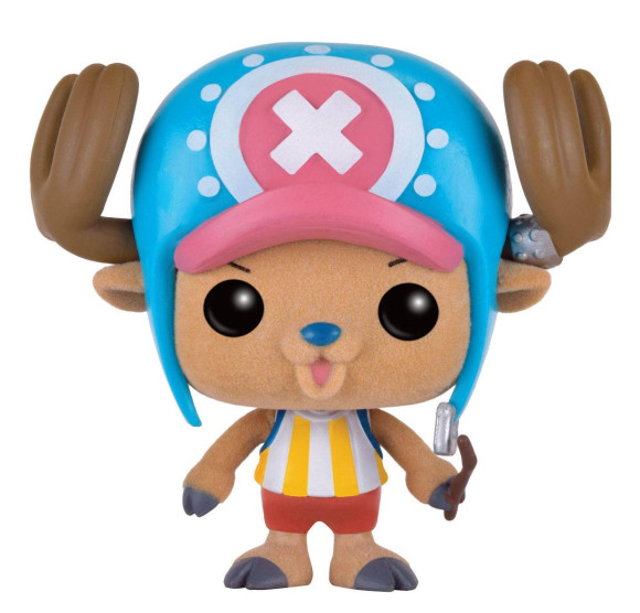 One Piece Flocked Tony Chopper POP! Animation Vinyl Figur  9 cm