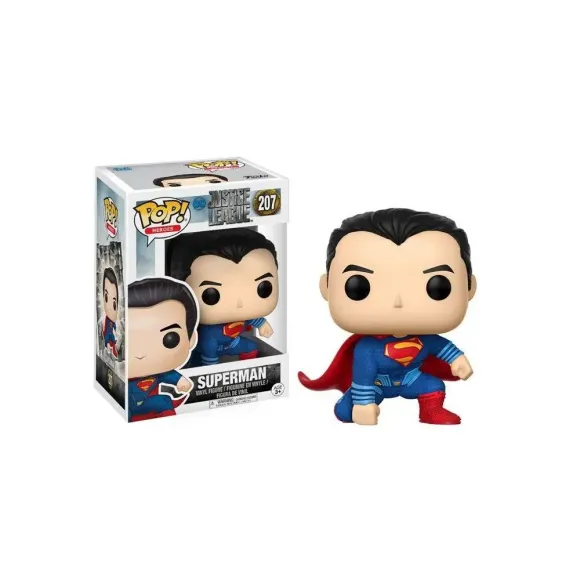 Justice League Movie POP! Movies Vinyl Figur Superman (Landing Pose) 9 cm