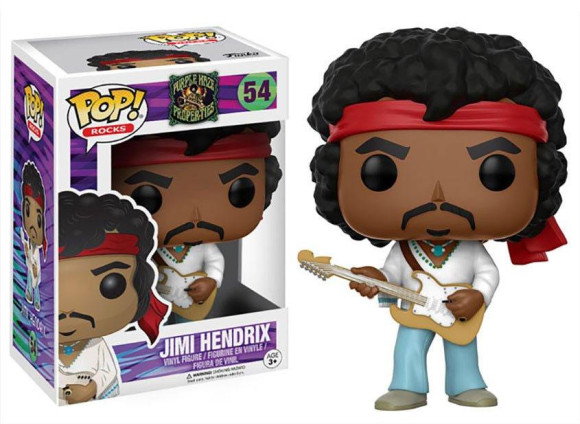 Jimi Hendrix POP! Rocks Vinyl Figur 9 cm