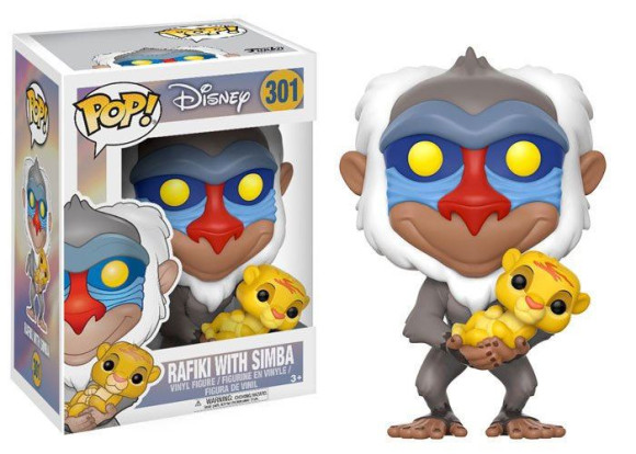 Der König der Löwen Rafiki & Simba POP! Figur 9 cm