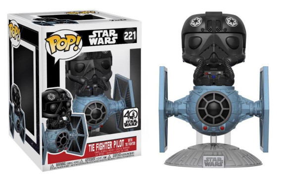 Star Wars Tie Fighter with Pilot POP! Figur 15 cm