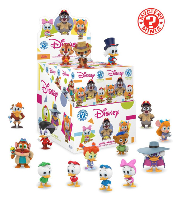 Disney Afternoon Classic Mystery Minis Figuren 6 cm Display