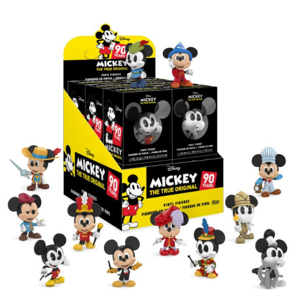 Micky Maus 90th Anniversary Mystery Minis Figuren 6 cm Display