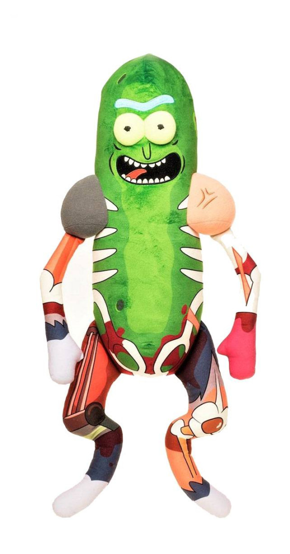 Rick & Morty Pickle Rick in Rat Suit Galactic Plushies Plüschfigur 46 cm