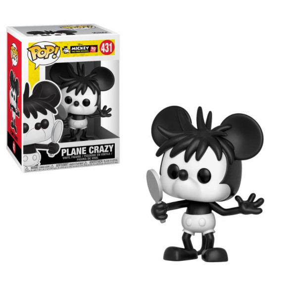 Micky Maus 90th Anniversary POP! Disney Vinyl Figur Plane Crazy 9 cm