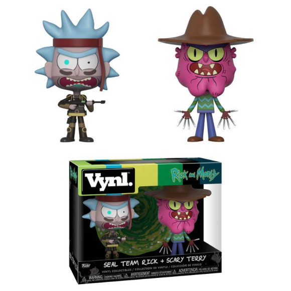 Rick and Morty VYNL Vinyl Figuren Doppelpack Rick & Scarry Terry 10 cm