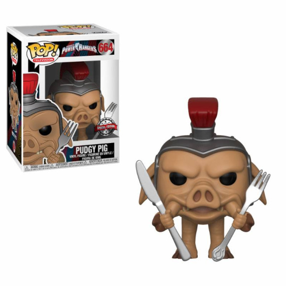 Power Rangers Pudgy Pig POP! Figur 9 cm Exclusive