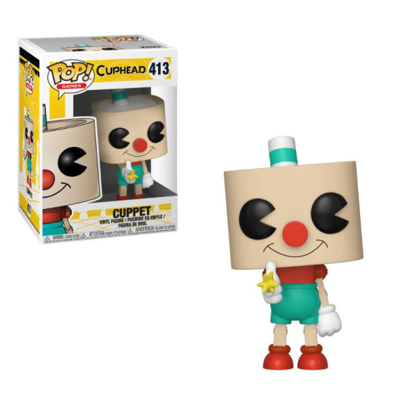 Cuphead POP! Games Vinyl Figur Cuppet 9 cm