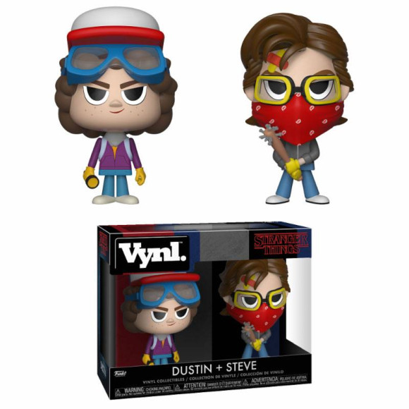 Stranger Things Steve & Dustin VYNL Figuren Doppelpack 10 cm