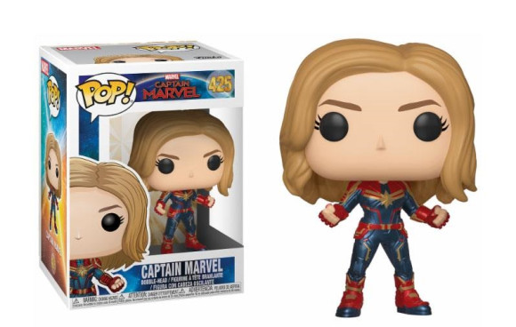 Captain Marvel POP! Wackelkopf Figur 9 cm