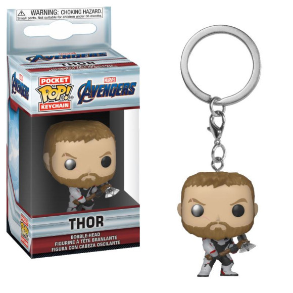 Avengers Endgame Pocket POP! Vinyl Schlüsselanhänger Thor 4 cm