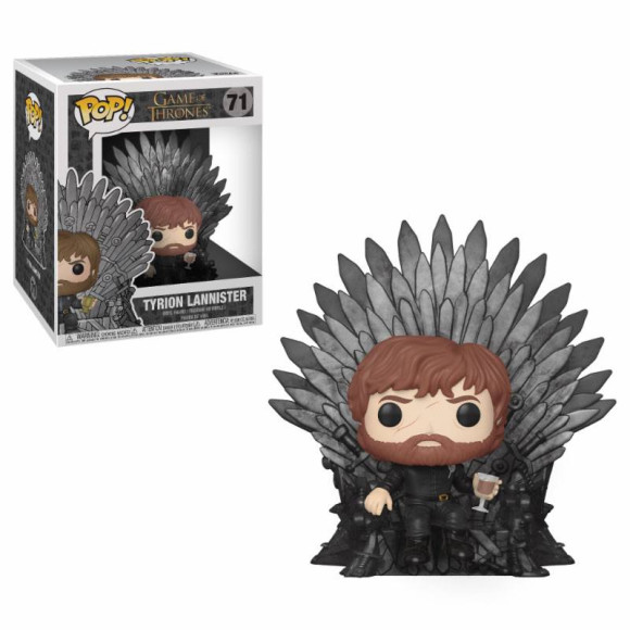 Game of Thrones Tyrion Sitting Iron Throne POP! Figur 15 cm