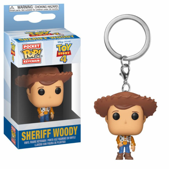 Toy Story 4 Pocket POP! Vinyl Schlüsselanhänger Woody 4 cm
