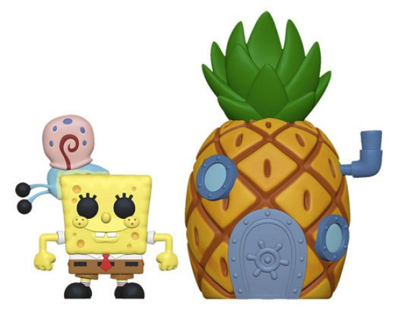 SpongeBob Schwammkopf & Pineapple POP! Town Figur 9 cm