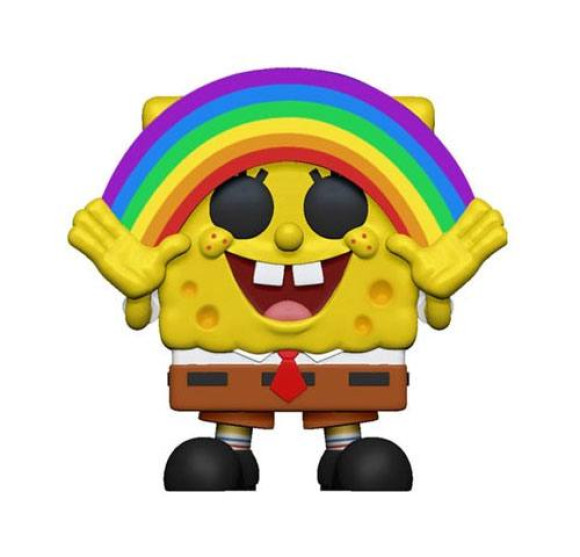 SpongeBob Schwammkopf Rainbow POP! Vinyl Figur 9 cm