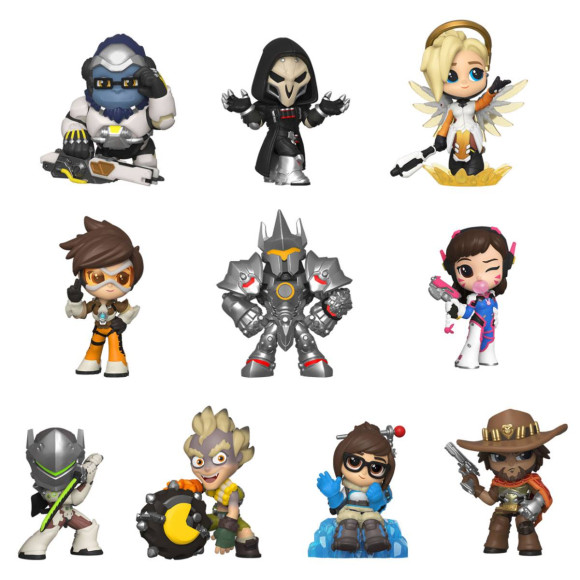 Overwatch Mystery Minis Figuren 6 cm Display