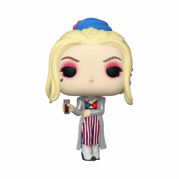 Birds of Prey POP! Heroes Vinyl Figur Harley Quinn (Black Mask Club) 9 cm