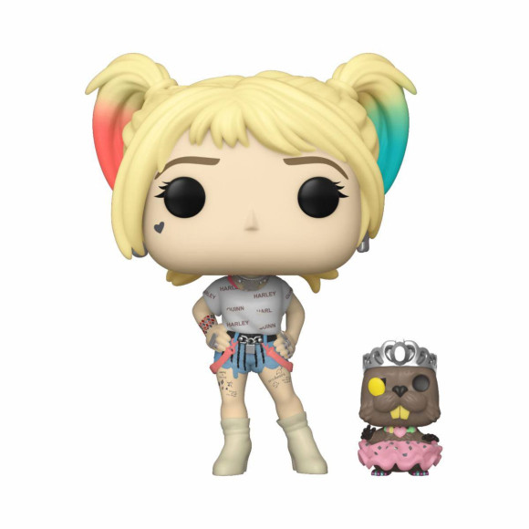 Birds of Prey Harley Quinn & Beaver POP! & Buddy Figur 9 cm