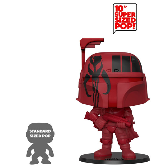 Star Wars Boba Fett Red POP! Vinyl Figur 25 cm
