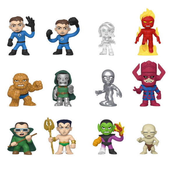 Fantastic Four Mystery Minis Figuren 6 cm Display