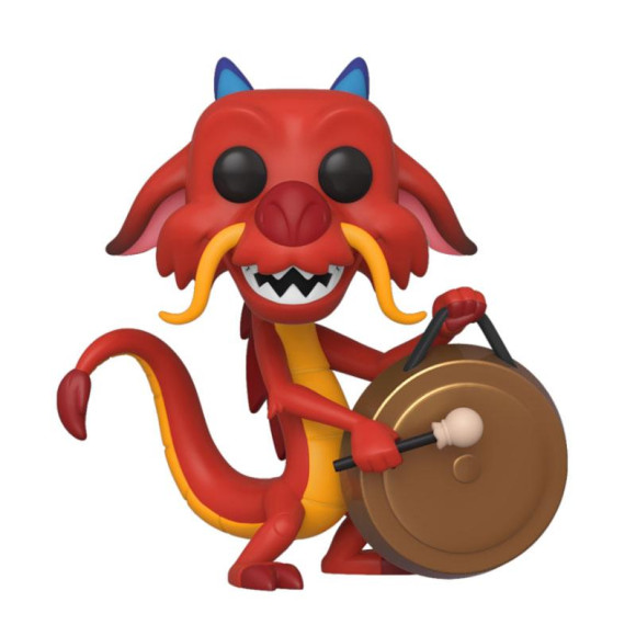 Mulan w/Gong POP! Figur 9 cm