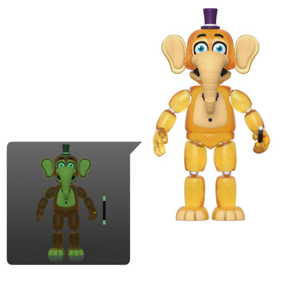 Five Nights at Freddys Pizza Simulator Orville Elephant Actionfigur Translucent 13 cm