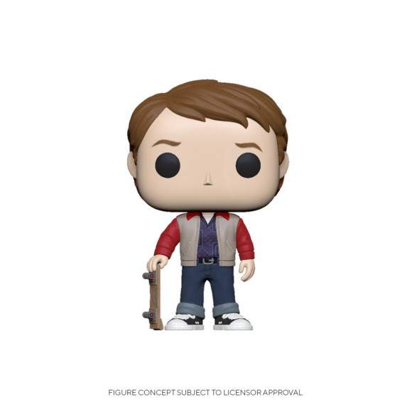 Zurück in die Zukunft Marty w/glasses POP! Figur 9 cm