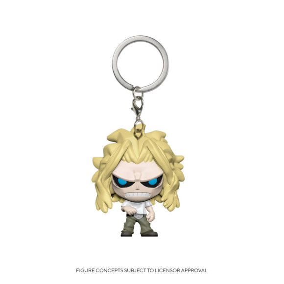 My Hero Academia Pocket POP! Vinyl Schlüsselanhänger All Might Weakened State 4 cm