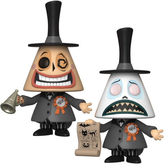 Nightmare before Christmas POP! TV Vinyl Figuren Mayor w/Megaphone 9 cm Sortiment (6)