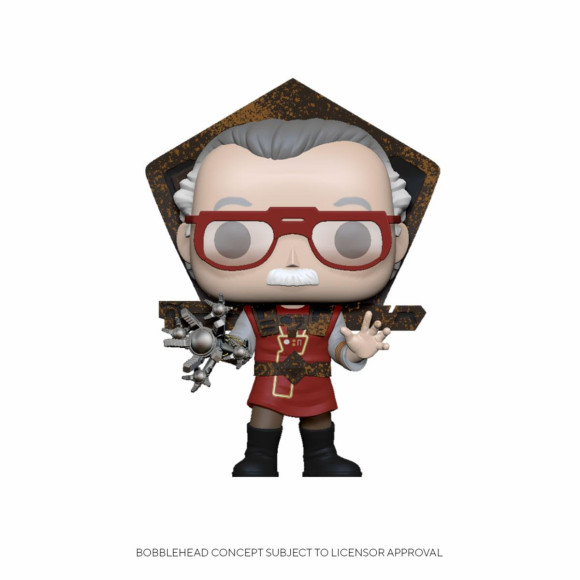 Stan Lee POP! Icons Vinyl Figur Stan Lee in Ragnarok Outfit 9 cm
