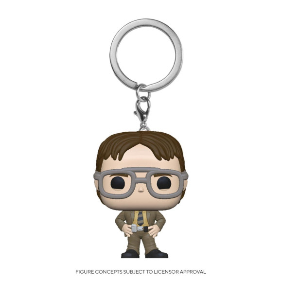 Das Büro Pocket POP! Vinyl Schlüsselanhänger Dwight Schrute 4 cm