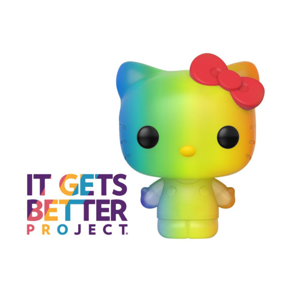 Pride 2020 Hello Kitty POP! Sanrio Vinyl Figur Hello Kitty (RNBW) 9 cm