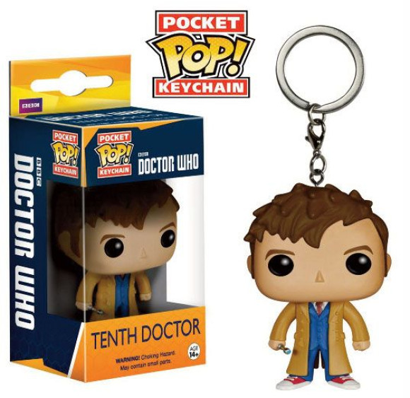 Doctor Who 10th Doctor POP! Vinyl Schlüsselanhänger 4 cm