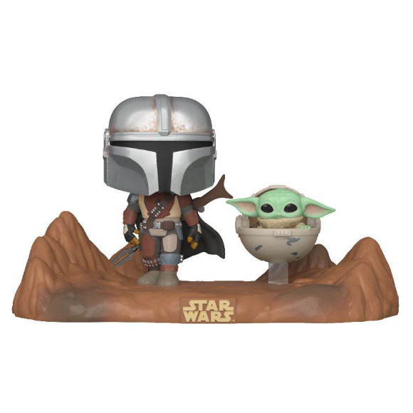 The Mandalorian & Child 2er-Pack POP Moment! Vinyl Figuren 9 cm
