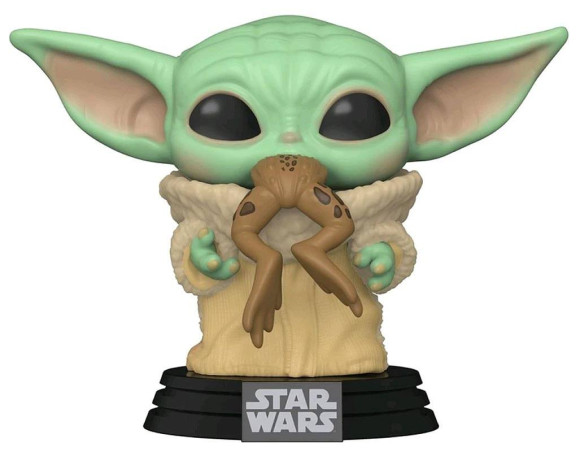 Star Wars The Mandalorian POP! TV Vinyl Figur The Child w/ Frog 9 cm