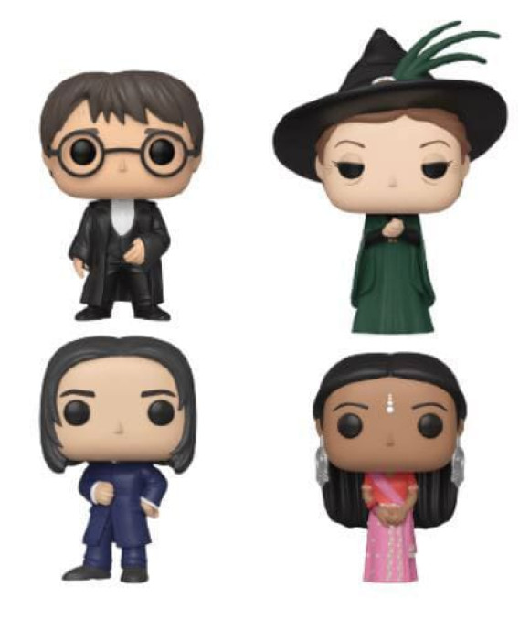 Harry Potter POP! Movies Vinyl Figuren 4er-Pack Yule 9 cm