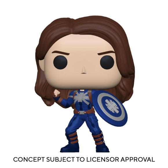 What If...? POP! Animation Vinyl Figur Captain Carter (Stealth) 9 cm