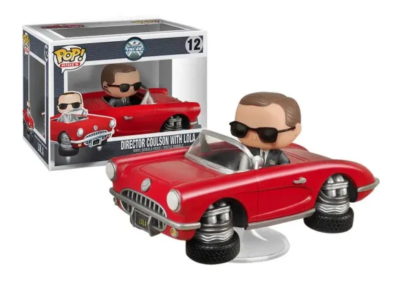 [BWARE] Agents of S.H.I.E.L.D. POP! Rides Vinyl Fahrzeug mit Figur Director Coulson & Lola 12 cm