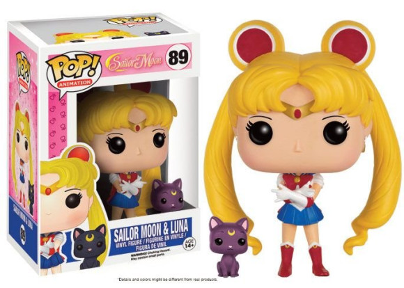 Sailor Moon POP! Animation Vinyl Figur Sailor Moon & Luna 9 cm