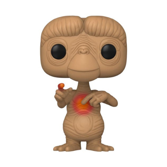 E.T. 40th Anniversary POP! Movies Vinyl Figur E.T. w/heart Glow-in-the-Dark 9 cm