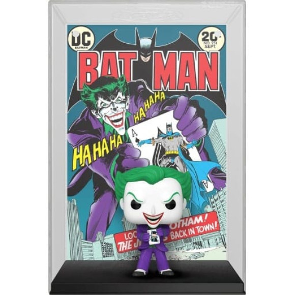 DC POP! Comic Cover Vinyl Figur Joker- Back in Town 9 cm