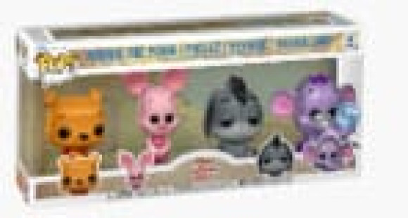 Disney POP! Movies Vinyl Figuren 4er-Pack Winnie the Pooh 9 cm
