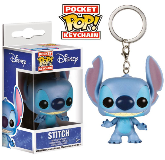 Lilo & Stitch Pocket POP! Vinyl Schlüsselanhänger Stitch 4 cm